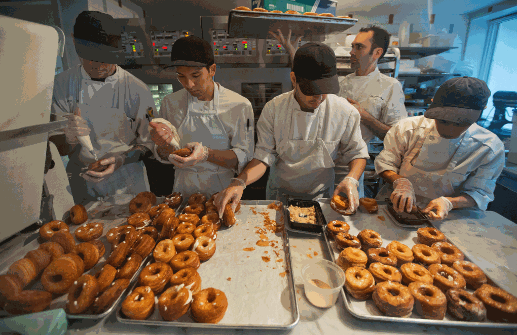 Dominique Ansel Bakery makes Cronuts