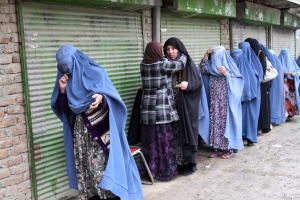 Afghan woman in Kabul