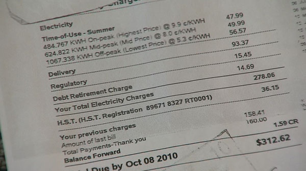 Electricity bill