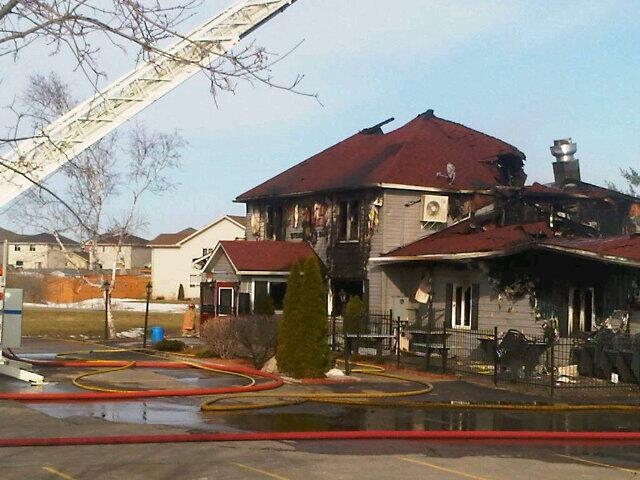 Tosh Restaurant after an early morning fire on Monday, April 7th, 2014