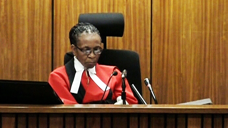 Judge Thokozile Masipa presiding