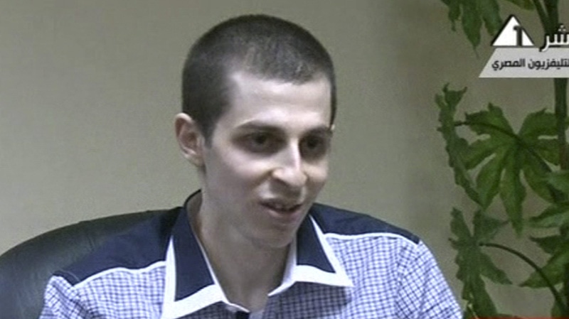 In this image from Egypt TV Tuesday Oct 18 2011 Israeli soldier Gilad Schalit is seen at an undisclosed location, during a pre-recorded interview released Tuesday. (AP Photo/ Egypt TV)