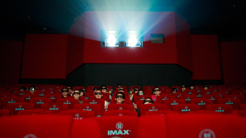 3D IMAX movie in Beijing, China
