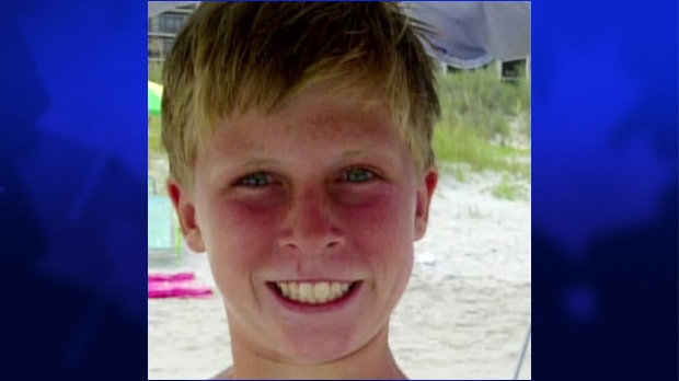 Jakob Beacock, 13, is seen in this photo.