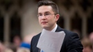 Minister of State (Democratic Reform) Pierre Poilievre responds to a question during Question Period in the House of Commons Tuesday April 8, 2014 in Ottawa. (Adrain Wyld / THE CANADIAN PRESS)