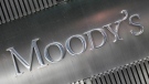 The signage for Moody's Corp., is shown in New York, Aug. 24, 2010. (AP / Mark Lennihan)