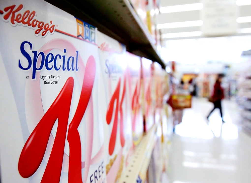 Boxes of Kellogg's Special K cereal