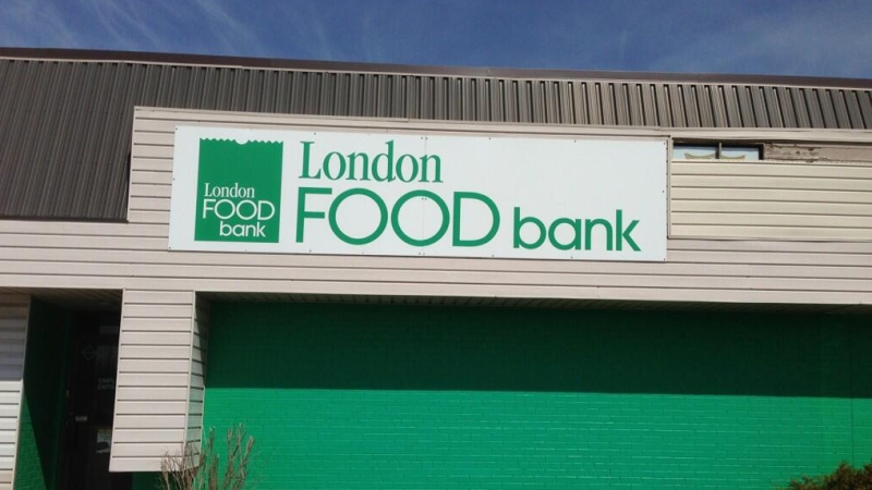 The London Food Bank is seen on Thursday, April 10, 2014. (Bryan Bicknell / CTV London)