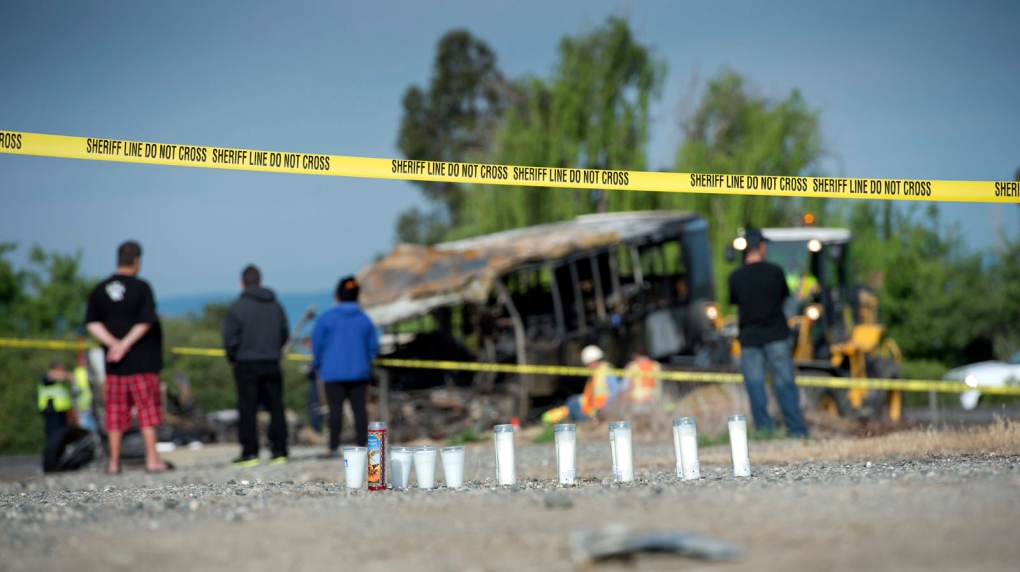 California bus crash