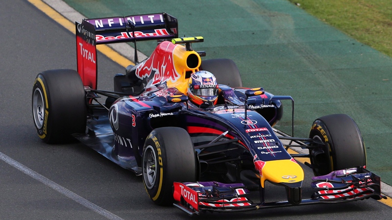 Red Bull driver Daniel Ricciardo in Melbourne