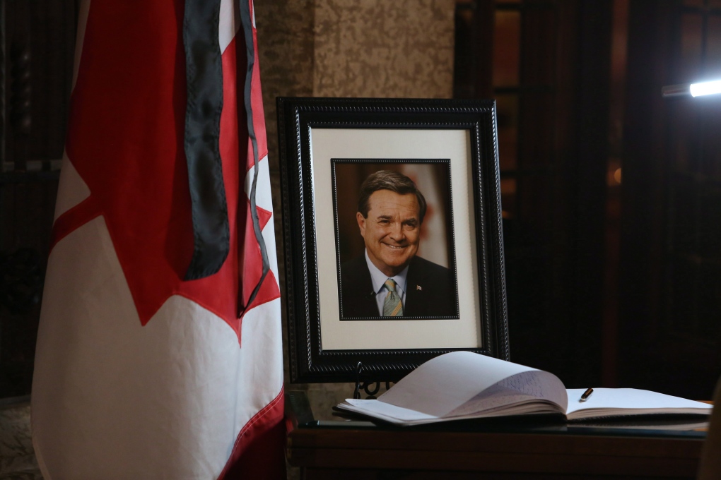Book of condolences set up for Jim Flaherty