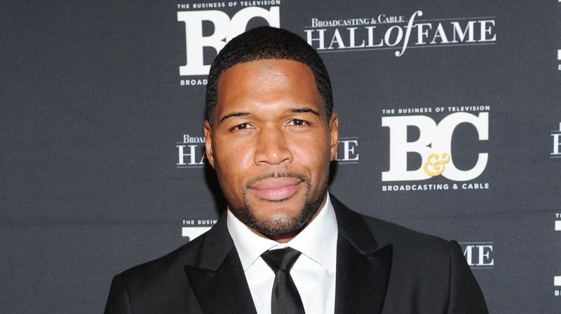 Michael Strahan appears at awards show in New York