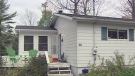 The house on Chemin Barnes in Gatineau Park where a seven-year-old girl was found unresponsive Saturday, Oct. 22, 2011.