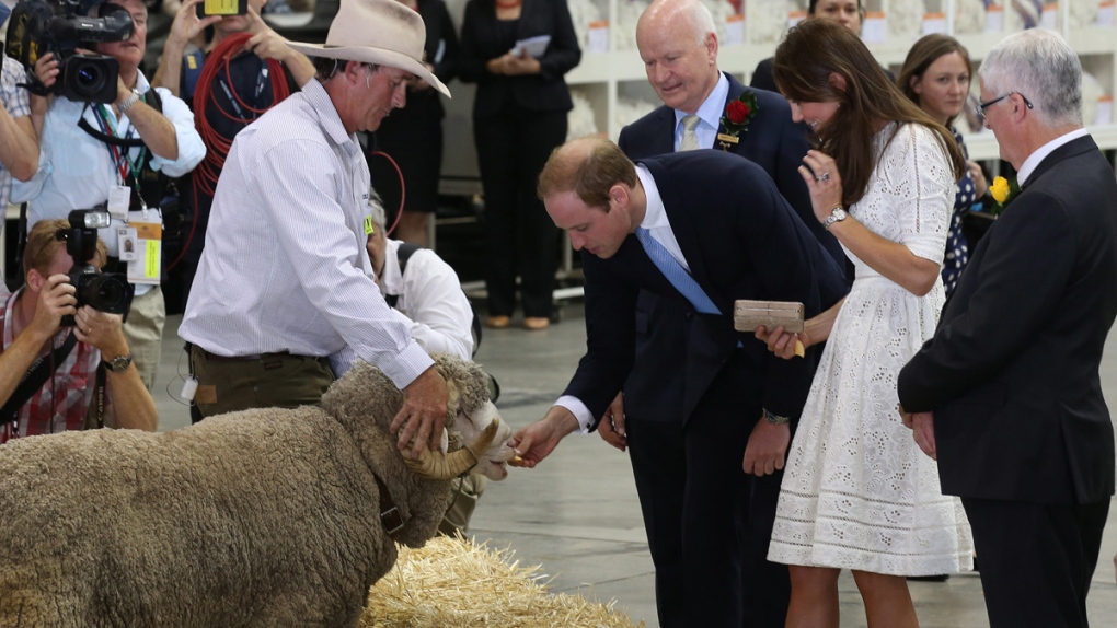Prince William and Kate at the Sydney Easter Show