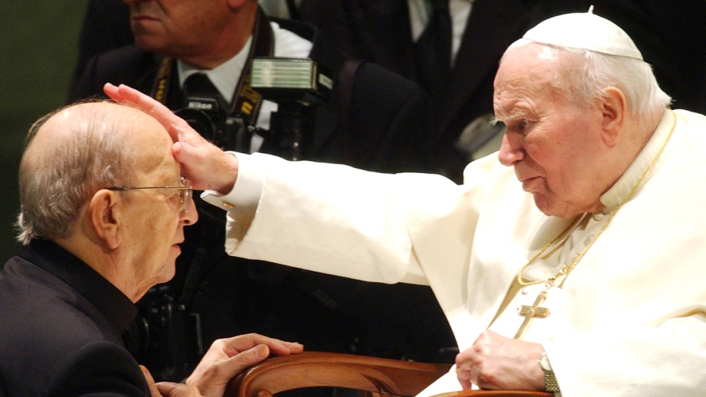 Pope John Paul II in 2004