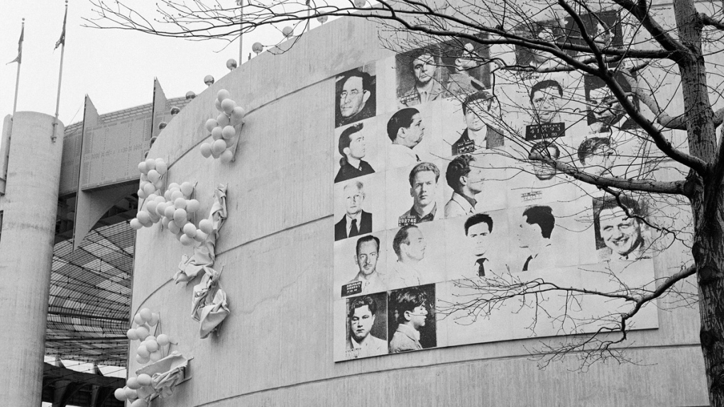 Warhol mural at the 1964 New York World's Fair