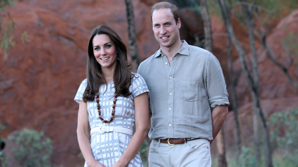 Duke and Duchess of Cambridge in Uluru, Australia