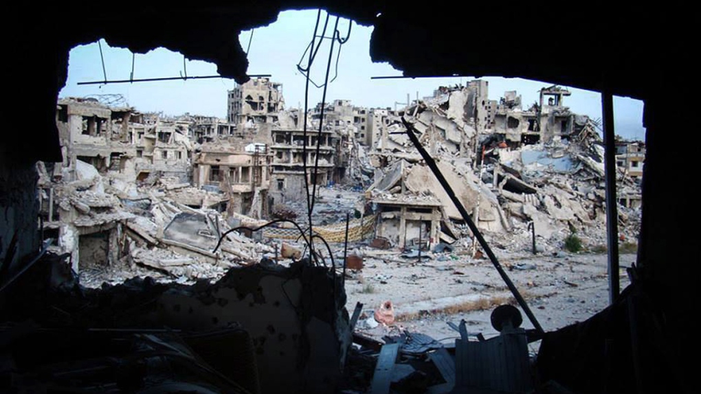Homs, Syria in June, 2013
