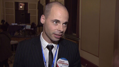 Non-Partisan Association council hopeful Jason Lamarche speaks to CTV News on Wednesday, Oct. 26, 2011. (CTV)