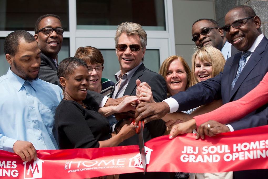 Bon Jovi helps open JBJ Soul Homes