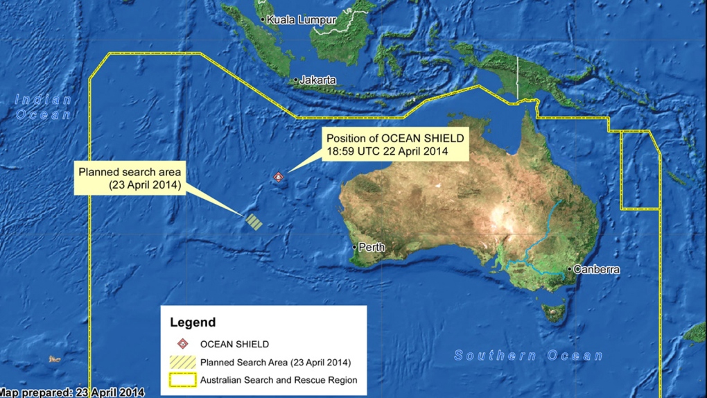Material on Australian shore search for MH370