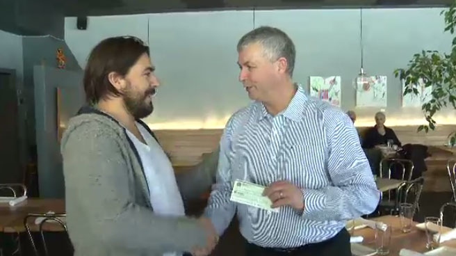 Winnipeg chef donates $8800 to Boys and Girls Club