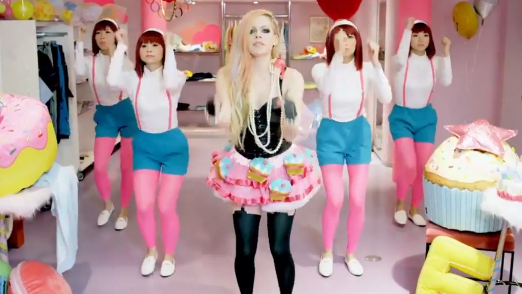 Avril Lavigne's 'Hello Kitty' video