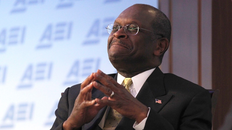 Republican presidential candidate, Herman Cain speaks at the American Enterprise Institute for Public Policy Research (AEI) in Washington, Monday, Oct., 31, 2011. (AP / Pablo Martinez Monsivais)