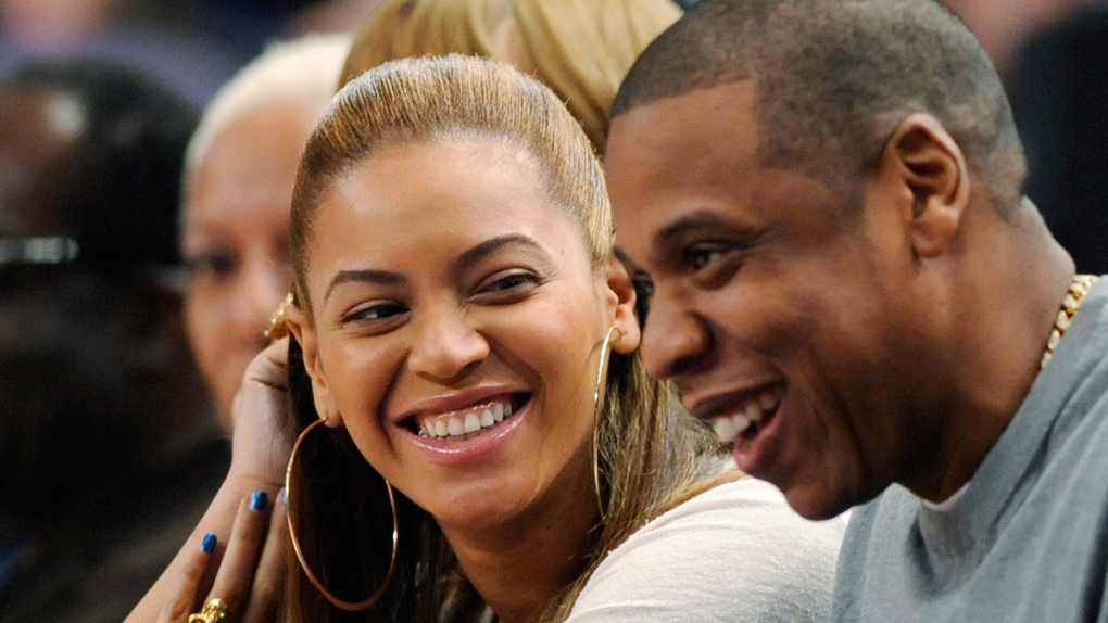 Jay-Z and Beyonce at Madison Square Garden