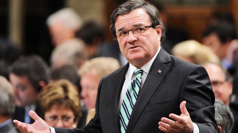 Minister of Finance Jim Flaherty responds to a question during question period in the House of Commons on Parliament Hill in Ottawa