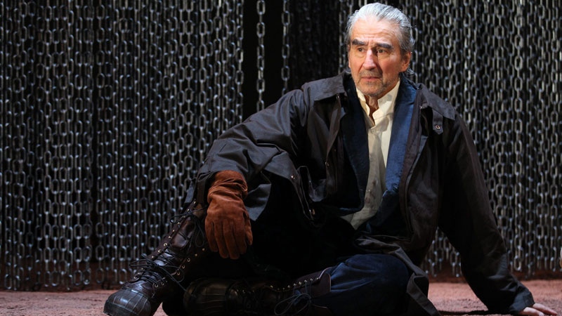 Sam Waterston is shown during a performance of 'King Lear' (The Public Theater / Joan Marcus)