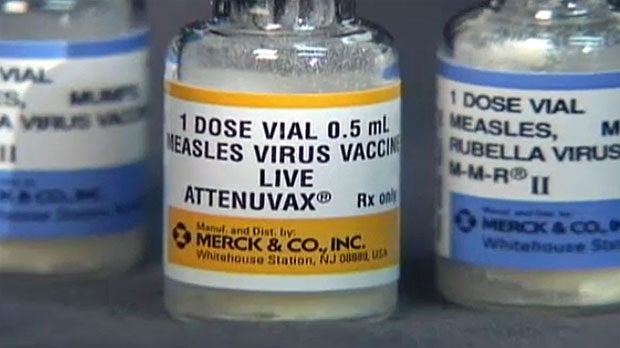 Measles vaccine can be seen in this undated file photo. (File)
