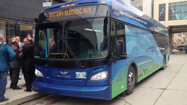Manitoba electric bus
