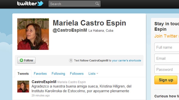 Raul Castro's daughter gets into Twitter fight
