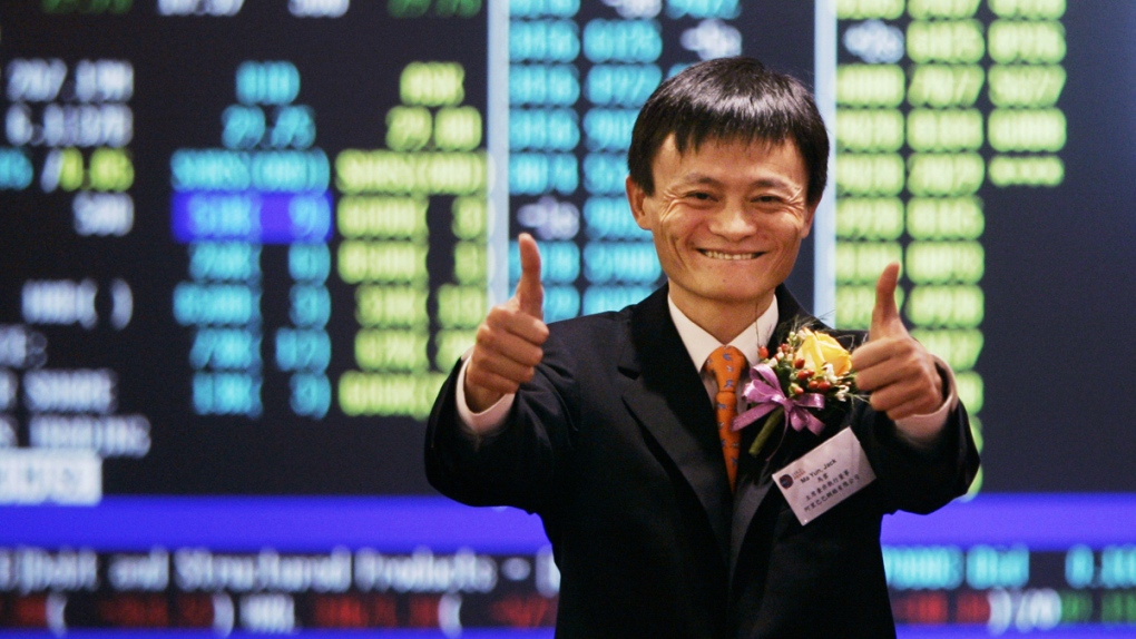 Alibaba founder and CEO Jack Ma in Hong Kong