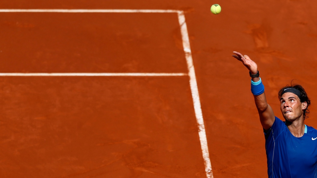 Rafael Nadal at the Madrid Open
