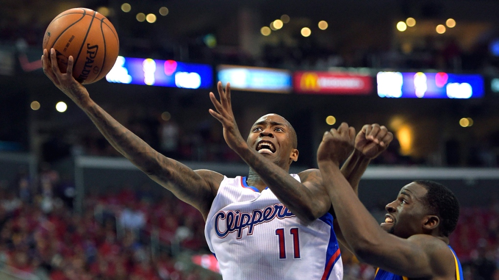Los Angeles Clippers guard Jamal Crawford, left