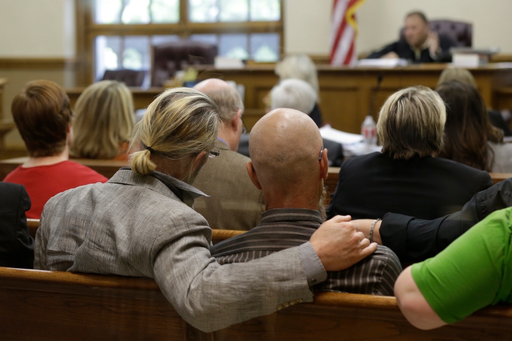 Spectators in Pulaski County Court House 