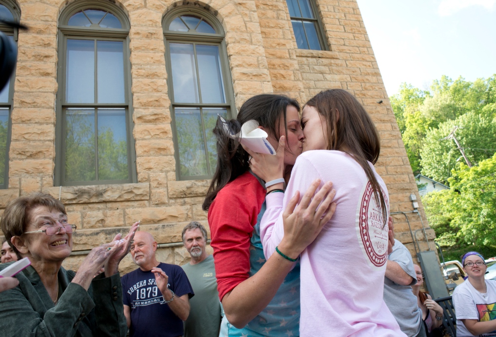 First same-sex marriage licence in Arkansas