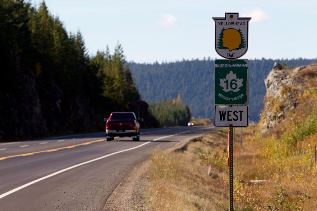 Highway 16 near Prince George, B.C.