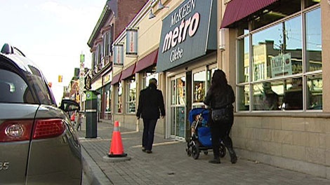 Bank Street in the Glebe is re-opened for the first day since Monday, May 23, 2011.