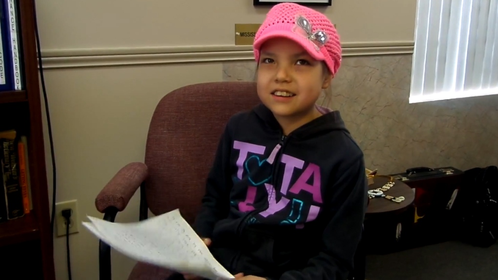 Makayla Sault in an image from video