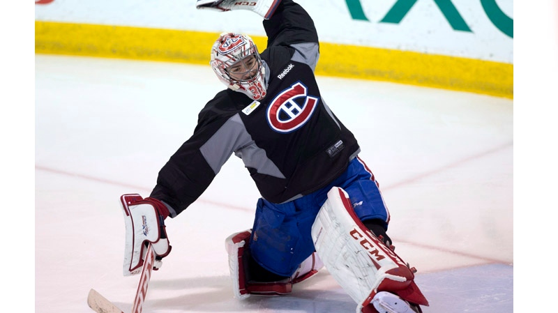 Montreal Canadiens goalie Carey Price (31) makes a
