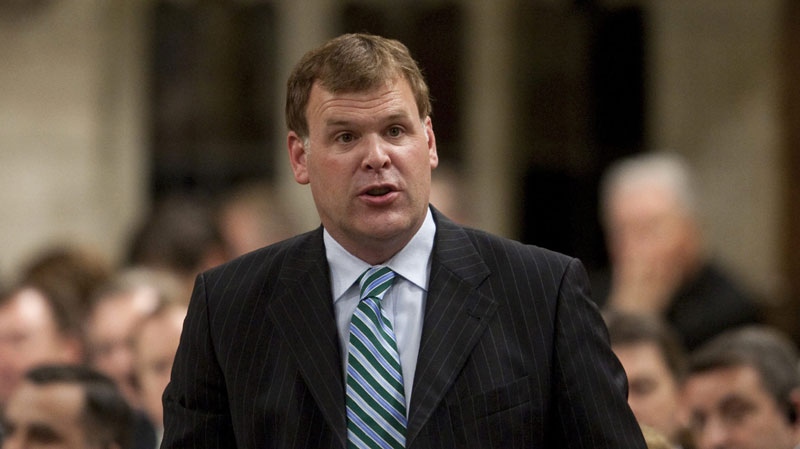 Minister of Foreign Affairs John Baird speaks about Syria during question period in the House of Commons in Ottawa Wednesday, November 16, 2011.
