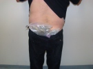 A man suspected of smuggling marijuana is seen in this image released by U.S. Customs and Border Protection.