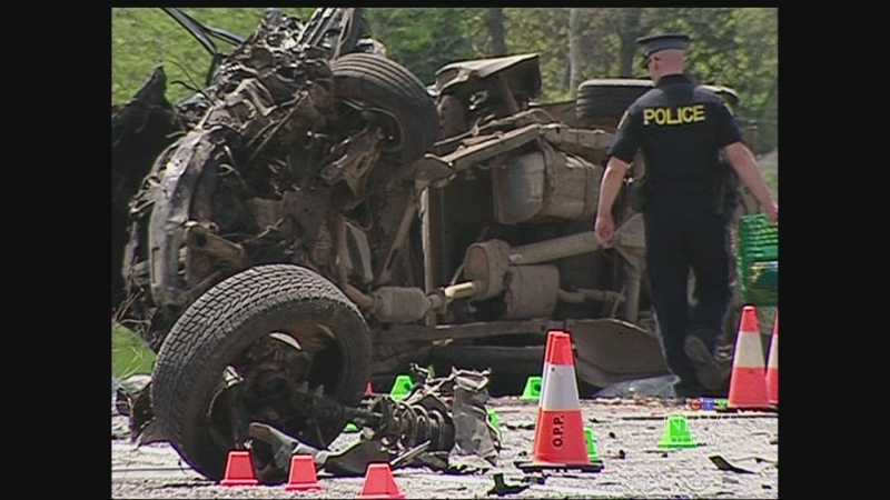 CTV Ottawa:  Victims pinned in crash wreckage 