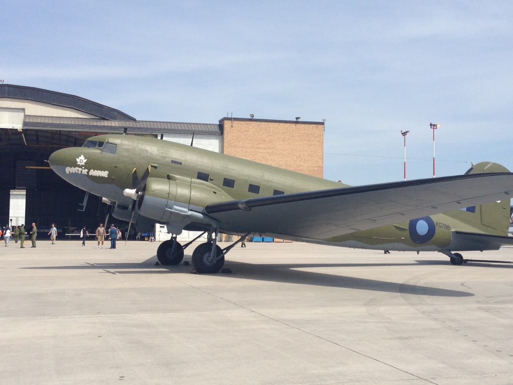 Historic aircraft unveiled at 17 Wing in Winnipeg