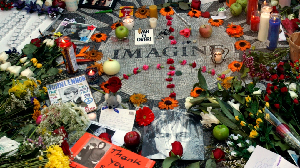 John Lennon memorial Central Park