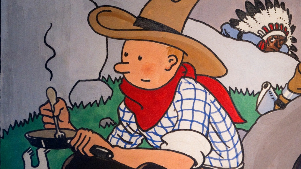 Tintin cover sells at auction