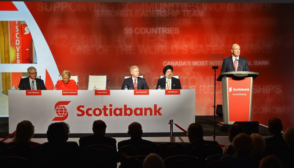 Scotiabank president and CEO Brian Porter